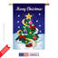 Drapeau de maison en polyester Arushad Merry Christmas-2140050822