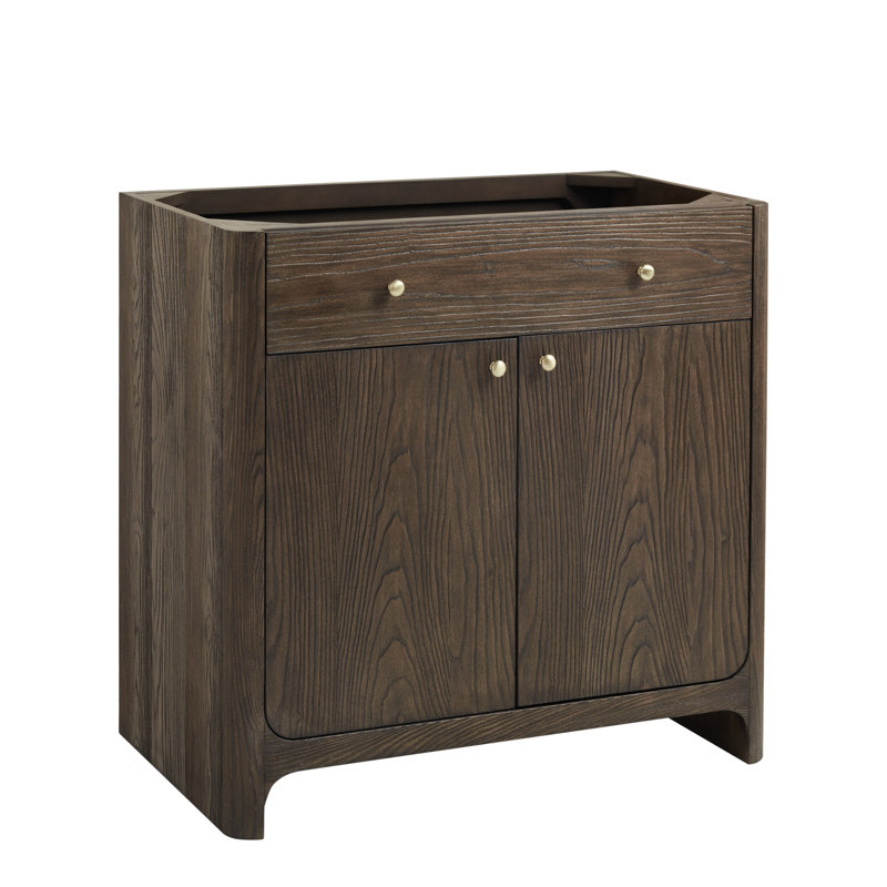 Gracyn 35.75'' W Single Bathroom Vanity Base, Sable