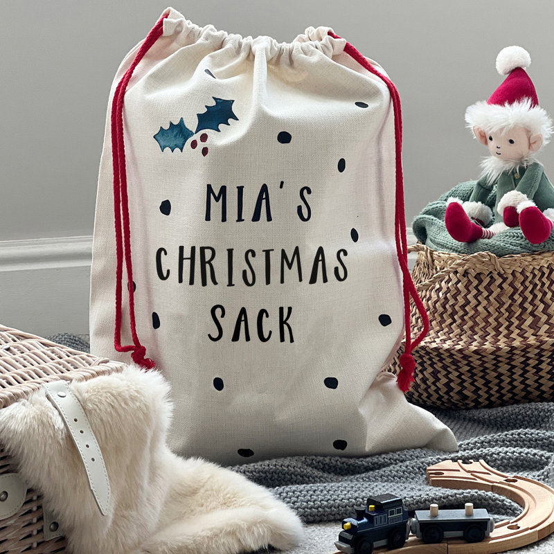 Personalised Children's Santa Sack, Yes
