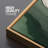 Faux Texture Abstract Green Minimalist Modern Artwork - Extra Large Framed Wall Art Canvas Print-111695675-100937182