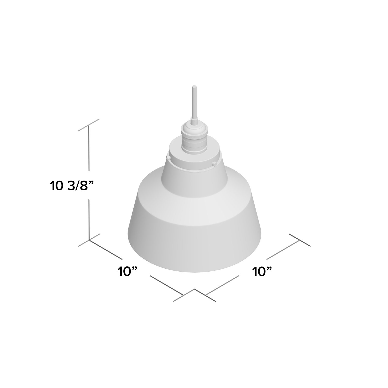 Topanga Single Light Glass Dimmable Pendant, Satin Brass