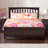 Huntsville Solid Wood Platform Bed with Matching Footboard and Roll Out Trundle-1940089512