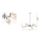 Lustre 8 lumières avec abat-jour en verre Harland-122499229-88071749