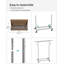 Bonville Adjustable Rolling Clothing Rack-1157794821
