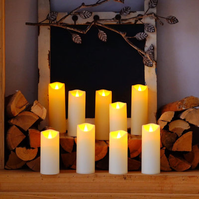 Unscented Flameless Pillar Candle