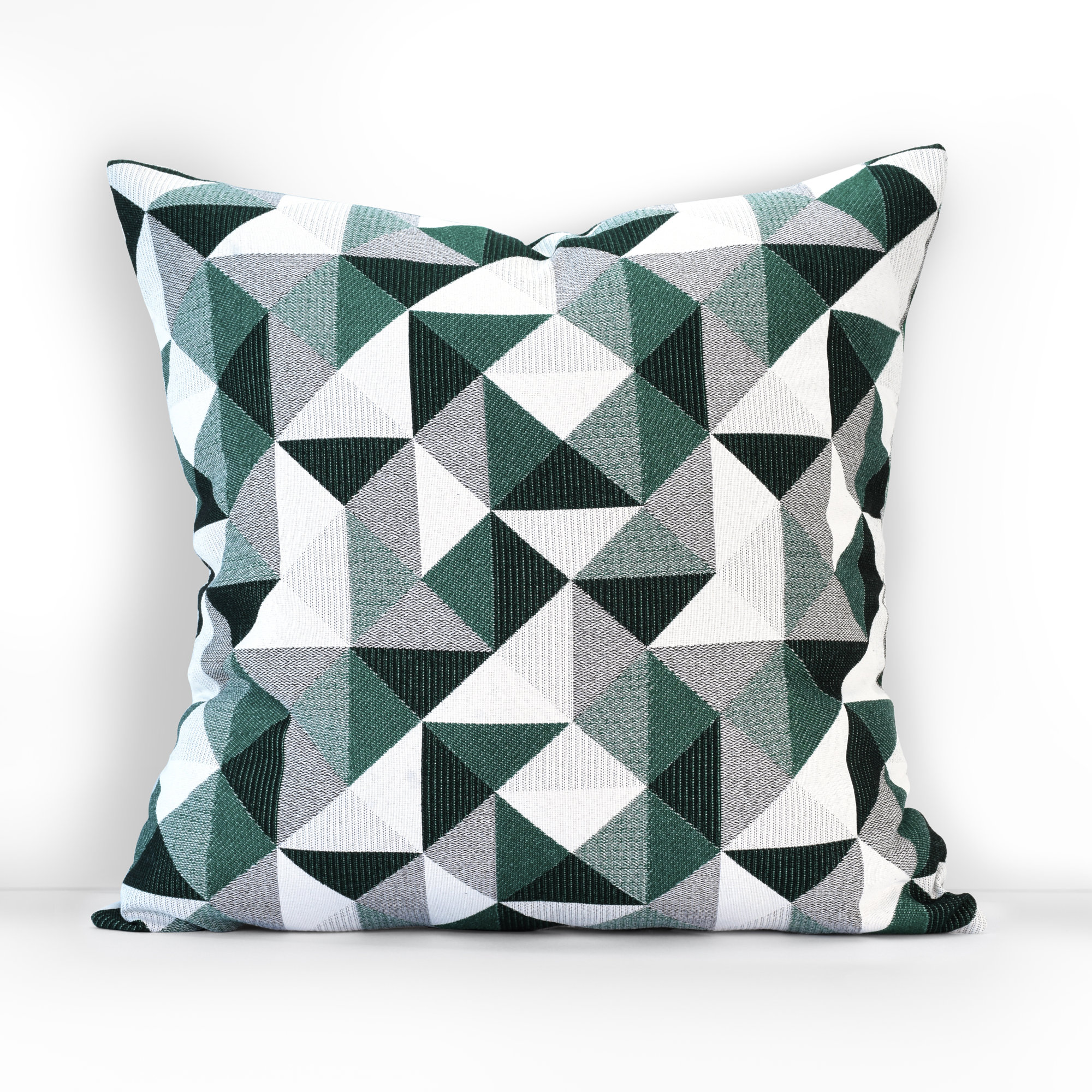 Pacifica Geometric Indoor/Outdoor Throw Pillow, Ruskin Amazon, 18"H x 18"W