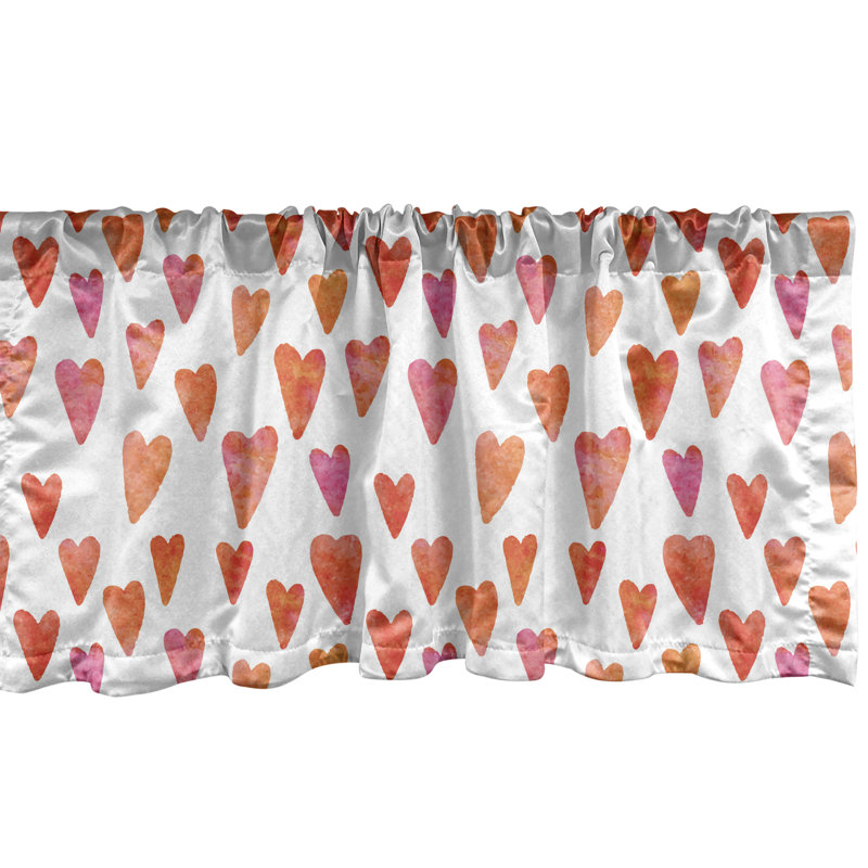 Multicolore ensemble de 2 cantonnières Ambesonne, L 54 po x L 12 po