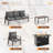 7-Person Outdoor Patio Furniture Set with FirePit – Rust-Resistant Aluminum Frame, Deep Seating Weatherproof Cushions-1245754066-1269871198