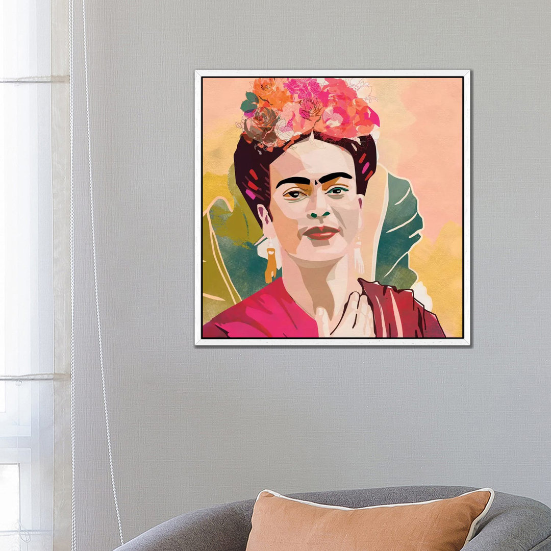 Frida Kahlo Quadrat von Ana Rut Bré - Galerie- Giclée