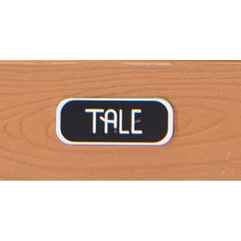 Chaise Tale avec rétractable, porte-gobelet, ergonomique, brun pour la terrasse de la plage et pliable, Brun
