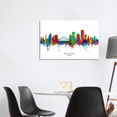 " Rochester New York Skyline " by Michael Tompsett