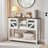 43.3" Farmhouse Console Table with Storage