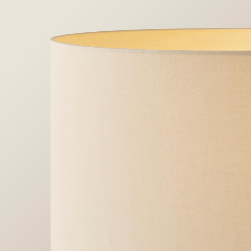 148cm Satin Tripod Floor Lamp, Beige, No