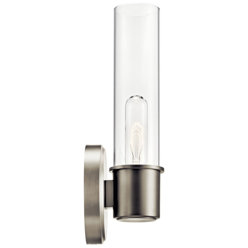 Jaheir Steel Armed Sconce, Nickel