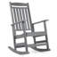 Chaise berçante d'extérieur en plastique Langsa-833341360