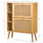 Younts 2-Drawer Wood and Rattan Shoe Cabinet
