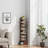 8-Tier Vertical Bookshelf, Narrow Bookcase for Small Spaces-1654360398
