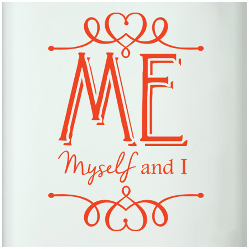Wall Decal, Orange