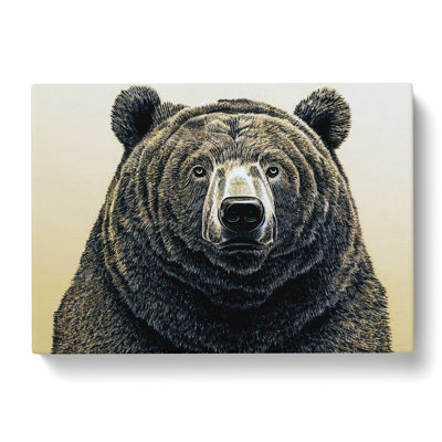 Outstanding Bear - Wrapped Canvas Print