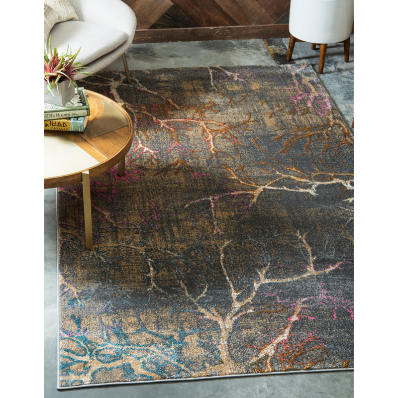 Alfieri Floral Indoor Rug, Rectangle 7'1" x 10'