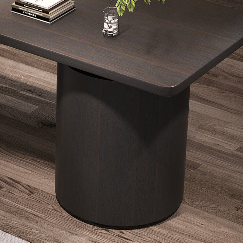 Ensemble de bureau et de chaises Maksut, H 29,53 po x l 86,61 po x P 27,56 po