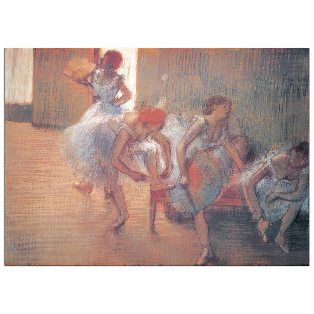 Dancers' by Edgar Degas Graphic Art