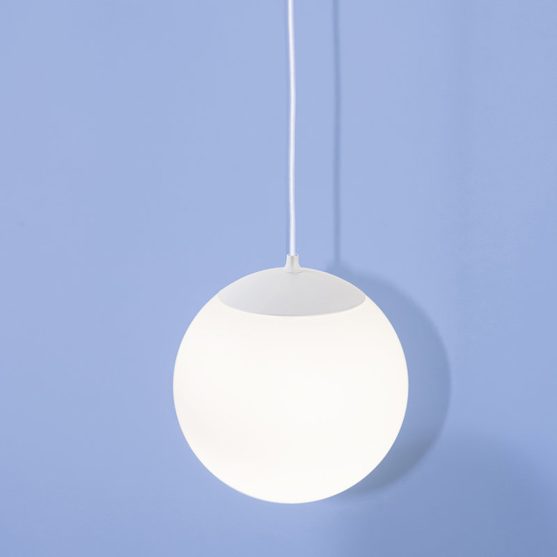 Drop 1 - Light Single Pendant, 8" H x 8" W x 8" D