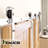 Brushed Nickel Classic Design Non-Bypass Single Track Two Door Hardware Kit-36324742