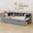 Wood Platform Bed With Storage Shelves And Drawers,Platform Bed Frame With Charging Station And Upholstered Headboard-1693643008-1693643009