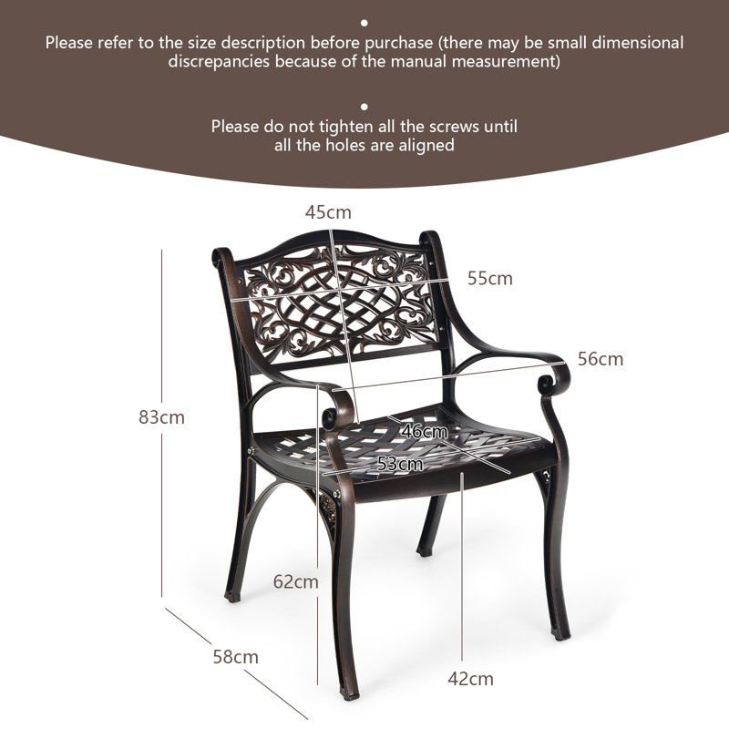 Parmer Outdoor Patio Dining Armchair