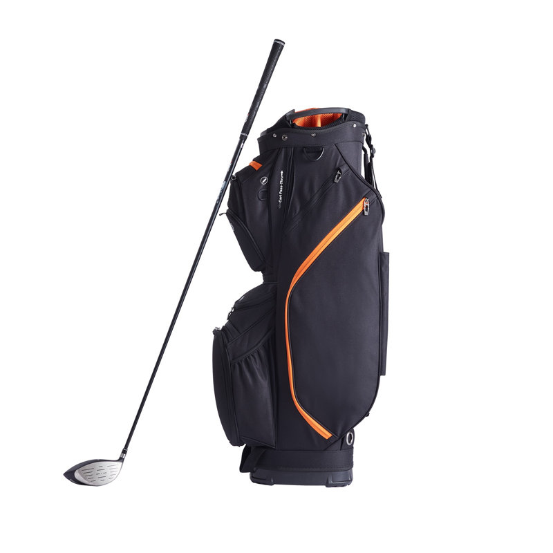 Sac de golf de qualité supérieure imperméable avec dessus diviseur à 14 voies, organisateur léger de 36 po avec 13 pochettes et housse anti-poussière