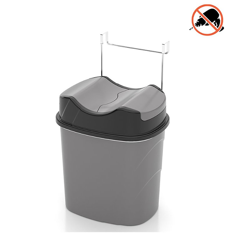 Holloway Steel Kitchen Trash Can - 5.5L