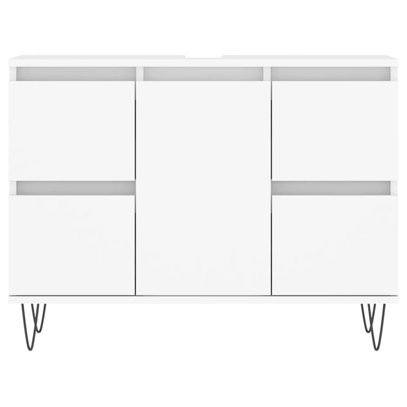 Agnon Floor Mounted Bathroom Cabinet, White