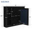 Armoire de rangement murale de salle de bain 35 po x 28 po, armoire à pharmacie, armoire murale moderne avec miroir, armoire à miroir avec 6 tablettes ouvertes (meuble-lavabo non inclus)