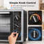 HOMCOM Toaster Oven with Rotisserie