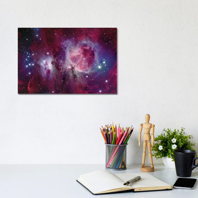 The Orion Nebula With Reflection Nebula (NGC 1977) by Roberto Colombari - Wrapped Canvas Print