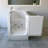 FLORIDA 36.5" x 32.5" Walk-In Whirlpool Bathtub with Seat, Door & 7 Jets