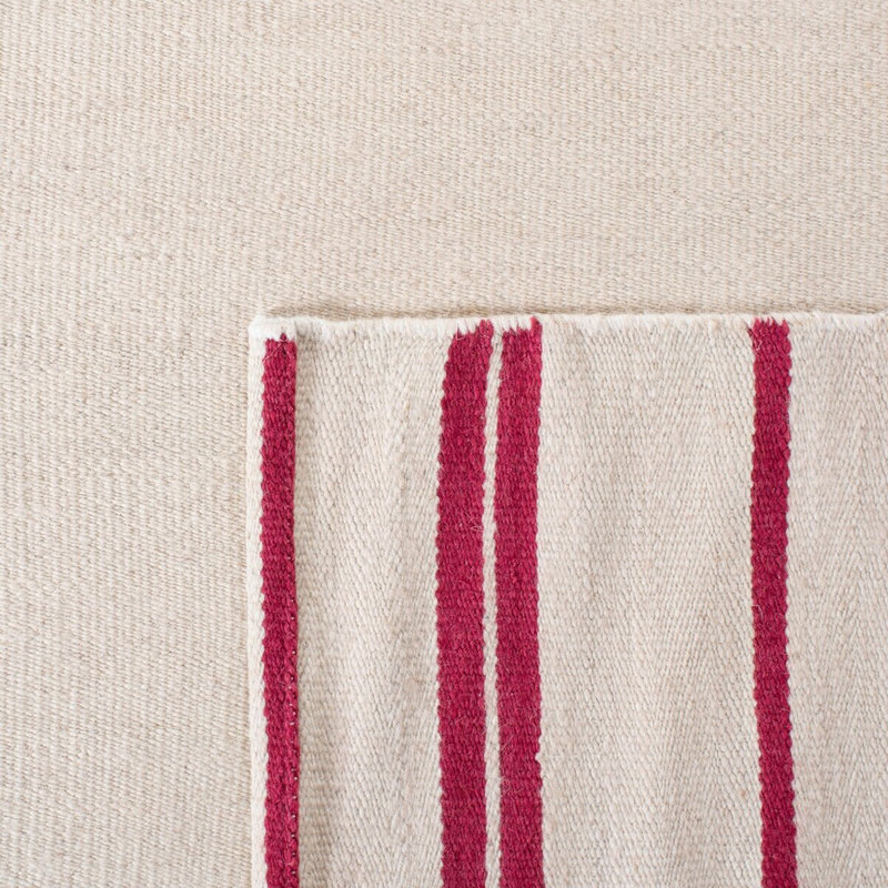 Ralph Lauren Sagaponeck Stripe Patch Wool Striped Rug, Rectangle 6' x 9'