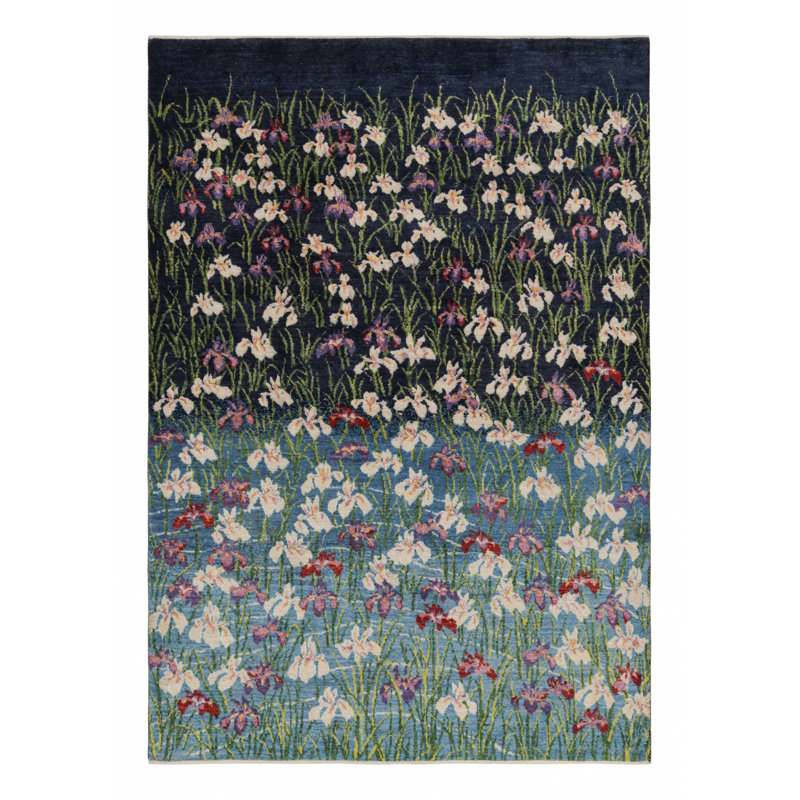 One-of-a-Kind Rectangle 4’11"x7’2" Hand Knotted Area Rug