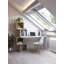 Francella Desk - Modern Asymmetric Design with Ample Storage-102236422