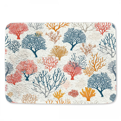 Tapis de bain en microfibre / microsuède