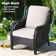 Wicker/Rattan 2 - Person Seating Group With Cushions
