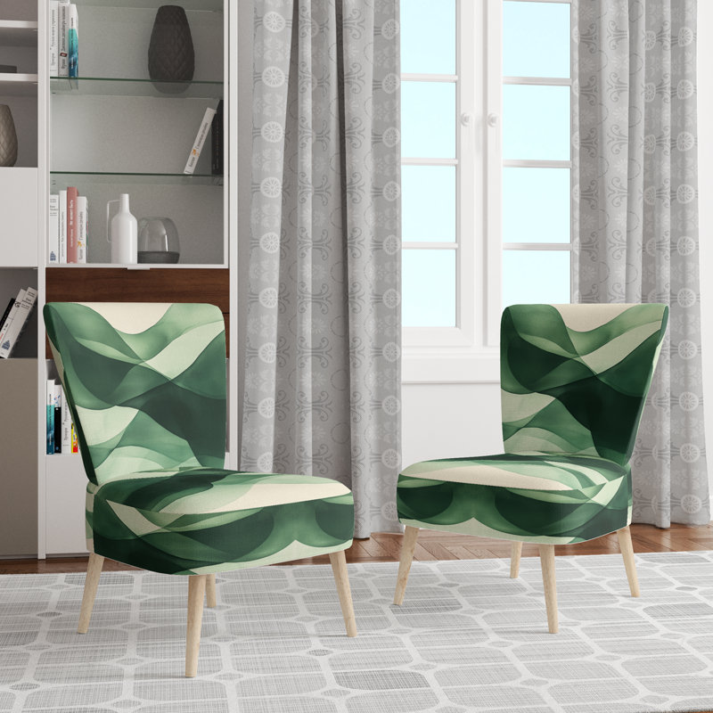 Upholstered Accent Chair, Side Chair Armless