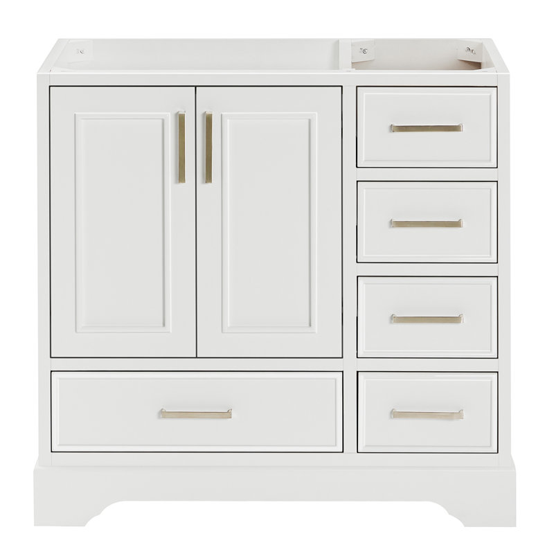 Peightyn 36.75'' Single Bathroom Vanity Base Only, White
