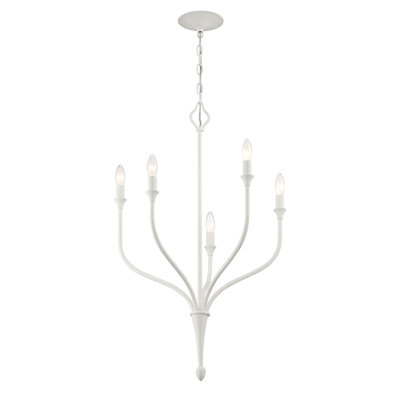 Lustre contemporain 5 lumières
