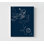 Bleu marine, œuvre d'art de l'astronaute blanc, silhouette de l'astronaute blanc, dessin de l'école primaire, décor de chambre de bébé bleu foncé