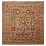 One-of-a-Kind 9'1 X 10'4" Hand Knotted Area Rug