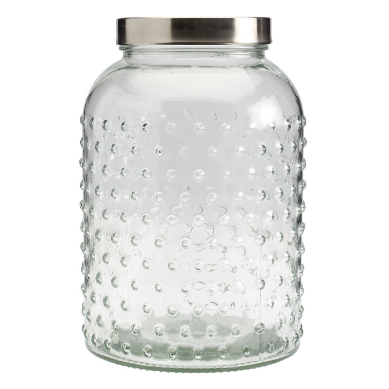 Ensemble de pots en verre 3 pièces Mason Craft & More avec couvercle hermétique en acier inoxydable