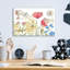 «Dragonfly Garden Delight B» par Jean Plout, art mural en verre acrylique-1517000901