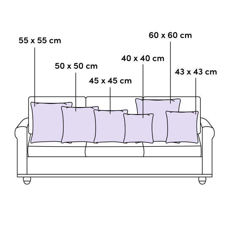 DiPippo Christmas Tree Outdoor Cushion Cover, 60cm H x 60cm W x 1cm D